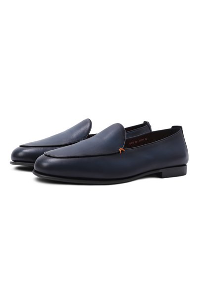 Мужские кожаные лоферы vibe SANTONI, арт. MGEG19088SM0MMEM