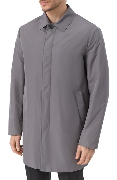 Плащ CANALI серого цвета по цене 135500 руб., арт. 010489U/G01121, фото 3 Плащ CANALI, арт. 010489U/G01121, фото 3