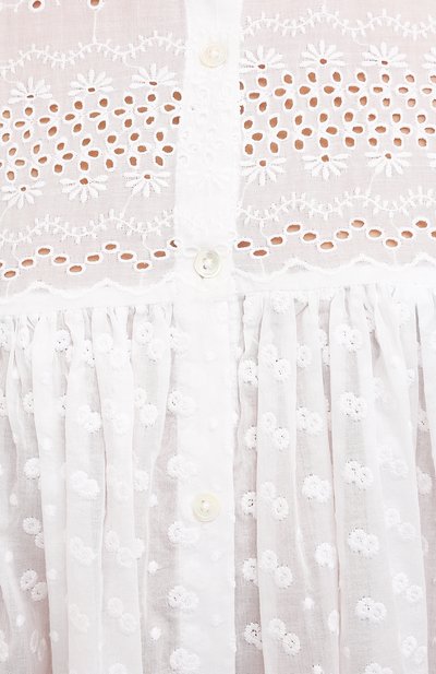 Хлопковое платье ISABEL MARANT ETOILE белого цвета по цене 53950 руб., арт. R01928-21P032E/TILALIA, фото 5 Хлопковое платье ISABEL MARANT ETOILE, арт. R01928-21P032E/TILALIA, фото 5