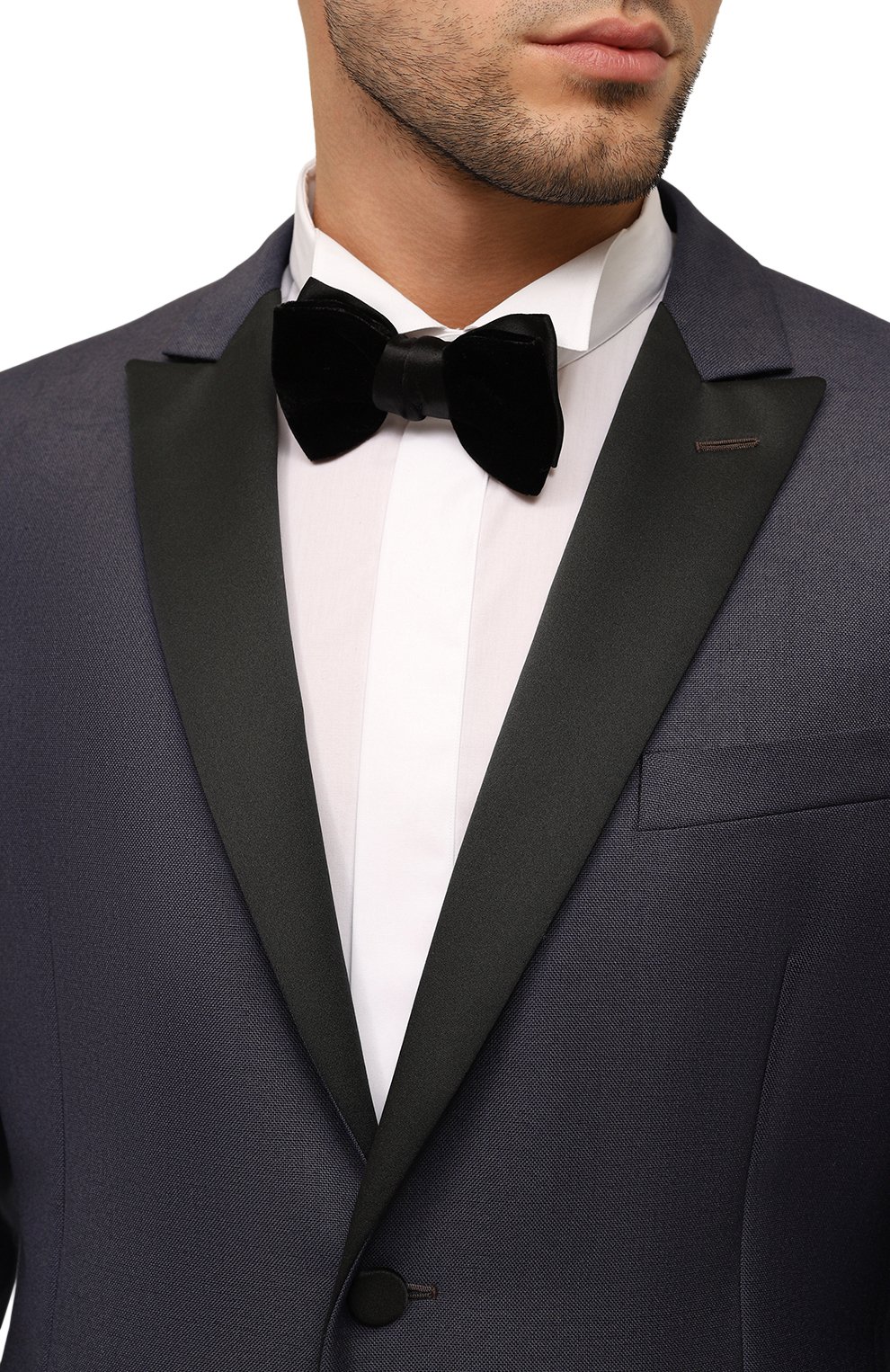 Галстук-бабочка из вискозы и шелка LANVIN, арт. 24600/B0W TIE, фото 2