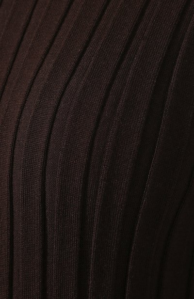 Шерстяное платье HELMUT LANG коричневого цвета по цене 37050 руб., арт. J01HW704, фото 5 Шерстяное платье HELMUT LANG, арт. J01HW704, фото 5