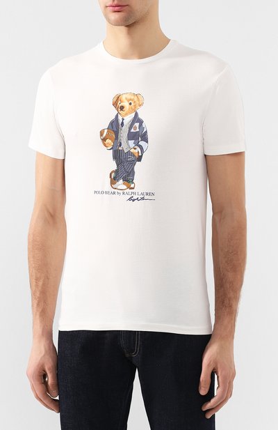 Хлопковая футболка POLO RALPH LAUREN, арт. 710782867, фото 3