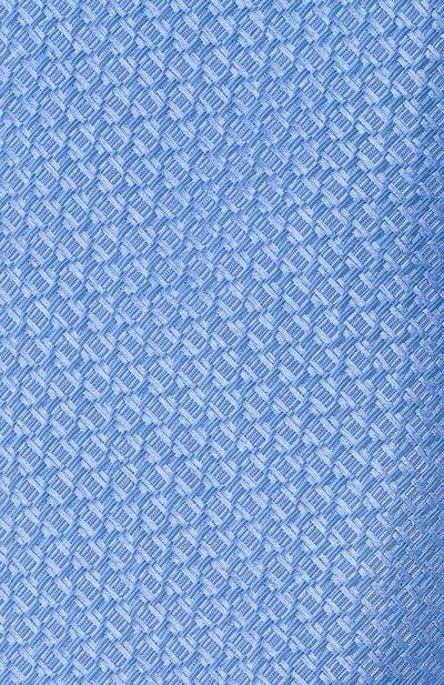 Галстук из шелка и льна CANALI голубого цвета по цене 23150 руб., арт. 18/HJ04547, фото 4 Галстук из шелка и льна CANALI, арт. 18/HJ04547, фото 4