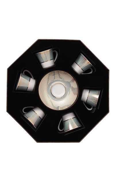 Набор из шести кофейных чашек с блюдцами ocean STEFANO RICCI, арт. 0TC002/0CEAN/6