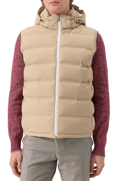 Пуховый жилет BRUNELLO CUCINELLI, арт. MM4911995, фото 3