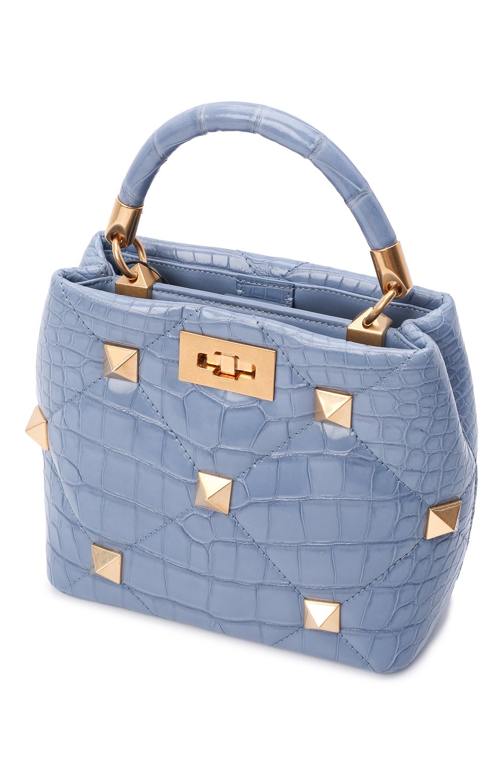 Сумка roman stud small из кожи аллигатора VALENTINO, арт. WW2B0I97/SXY/AMIS, фото 5