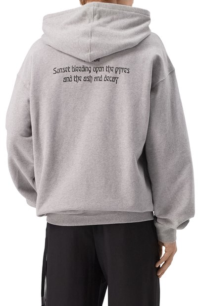 Хлопковое худи ANN DEMEULEMEESTER, арт. B0012491/FA186, фото 4