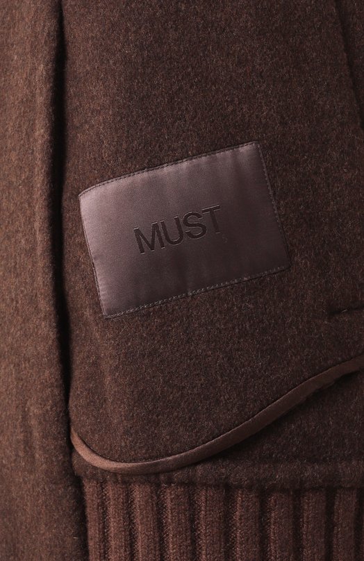 Бомбер из шерсти и кашемира MVST TXTRBCK-Y331-1/LP1446 Коричневый  TXTRBCK-Y331-1/LP1446 Фото 6