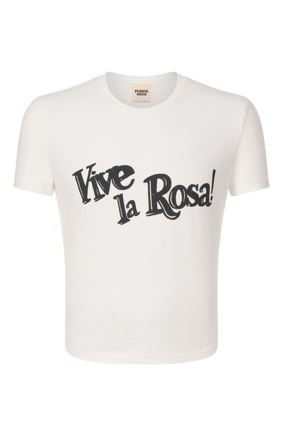 Хлопковая футболка PLANTA ROSA, арт. PR/T020/LA-VIE/200VELVET
