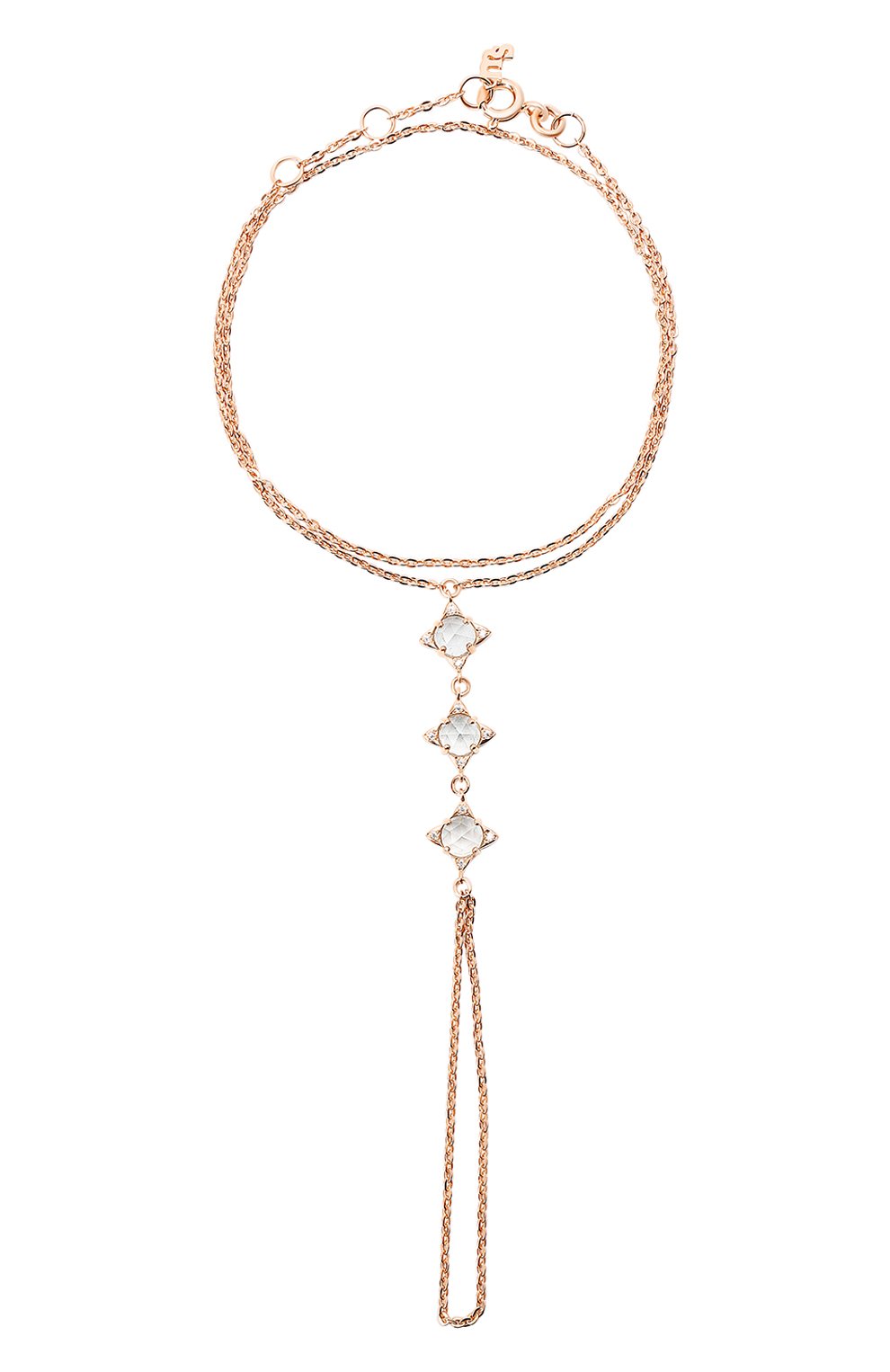 Слейв-браслет с аквамарином MOONKA, арт. tr-sb-aqm, фото 1