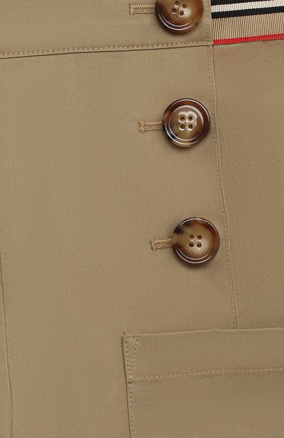Хлопковые брюки BURBERRY, арт. 8030320, фото 3