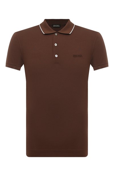 Мужское хлопковое поло ZEGNA, арт. UD358A7/D746