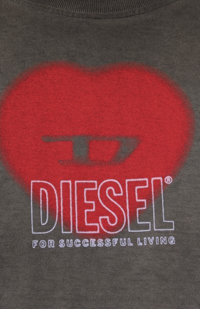 Хлопковая футболка DIESEL, арт. A13395/0AMDA, фото 5