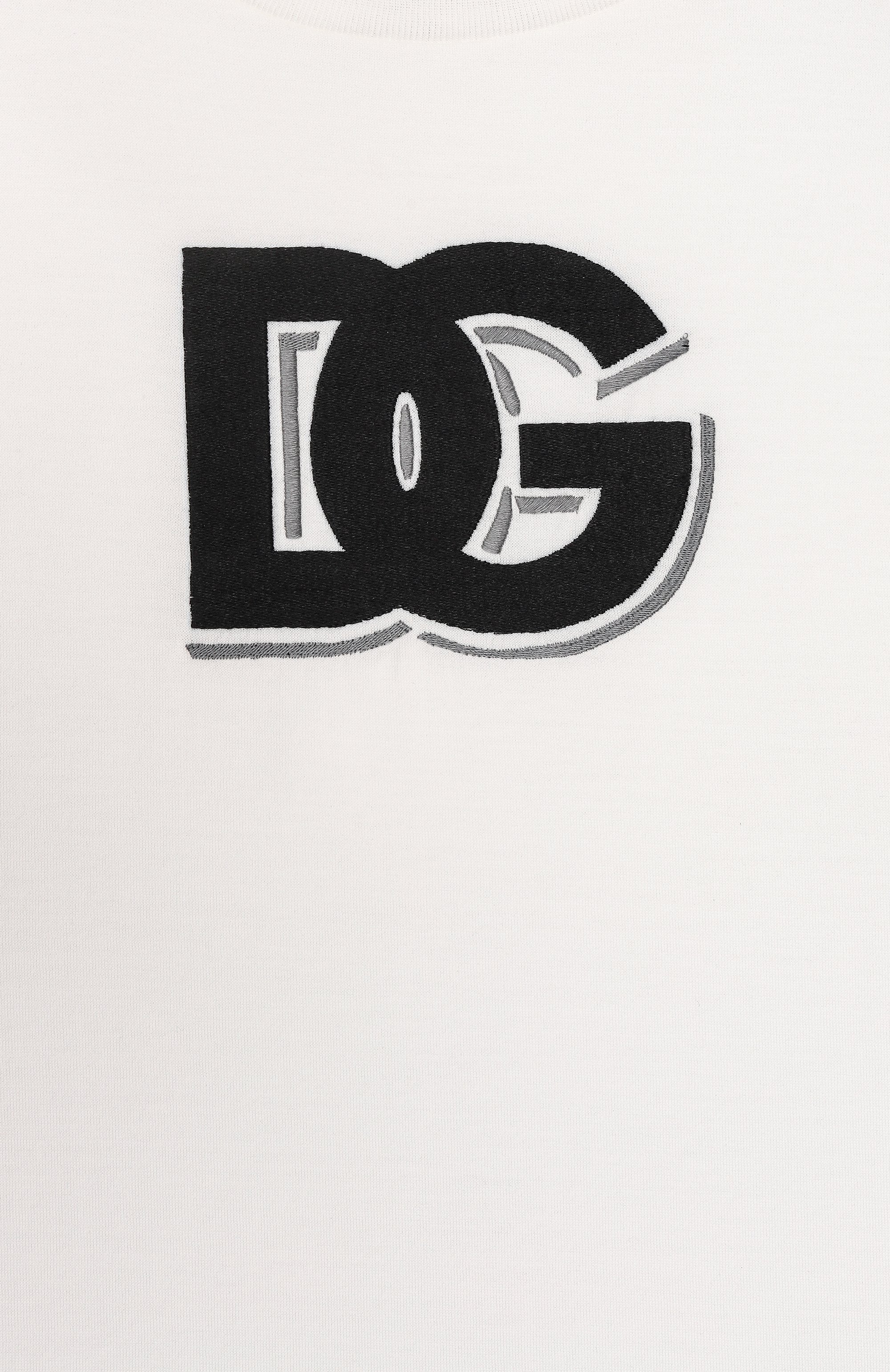 Хлопковая футболка DOLCE & GABBANA, арт. L4JTHV/G700P/8-14, фото 3