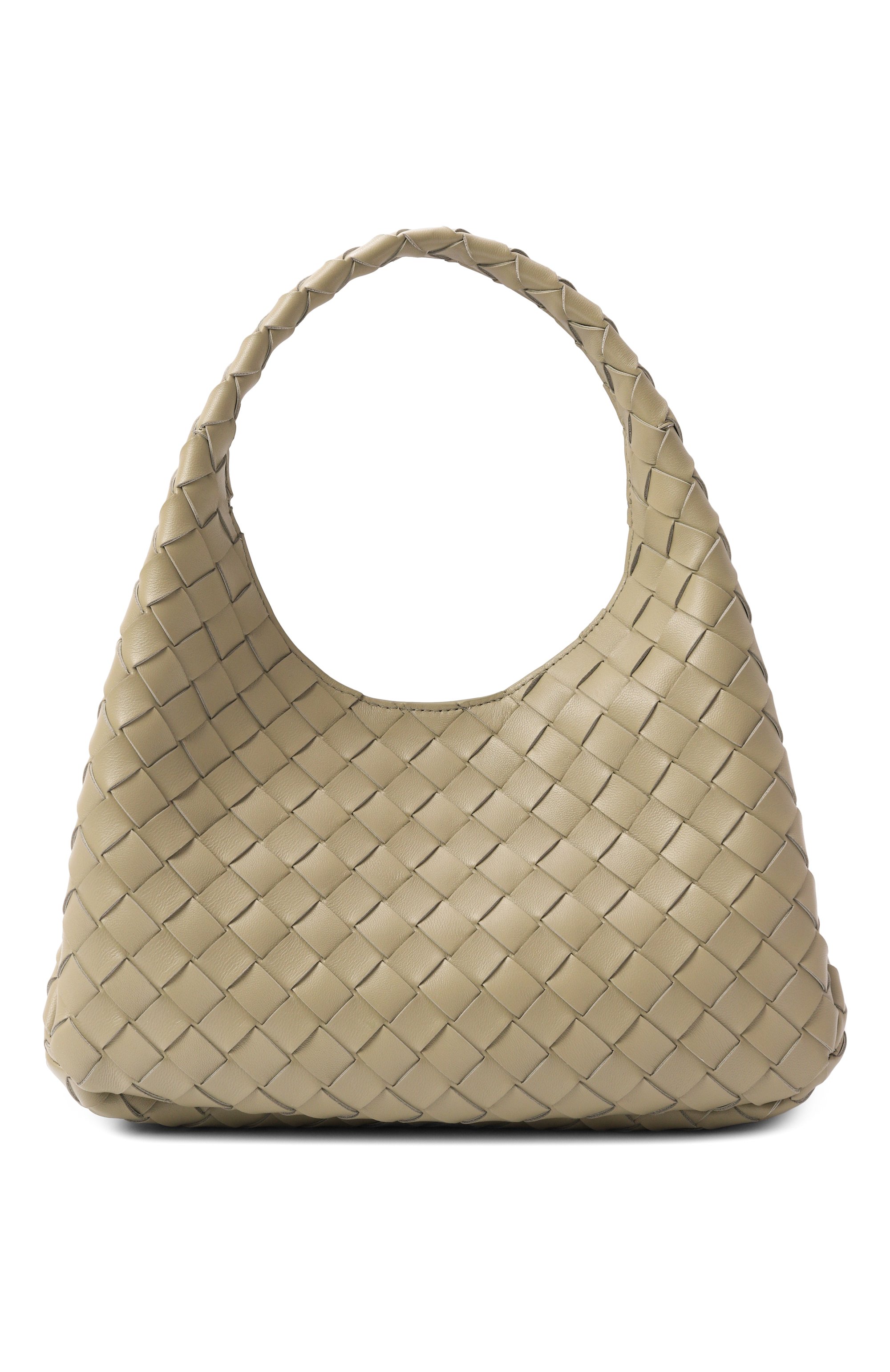 Сумка campana small BOTTEGA VENETA светло-зеленого цвета по цене 459500 руб., арт. 854248/V4SC0, фото 1 Сумка campana small BOTTEGA VENETA, арт. 854248/V4SC0, фото 1