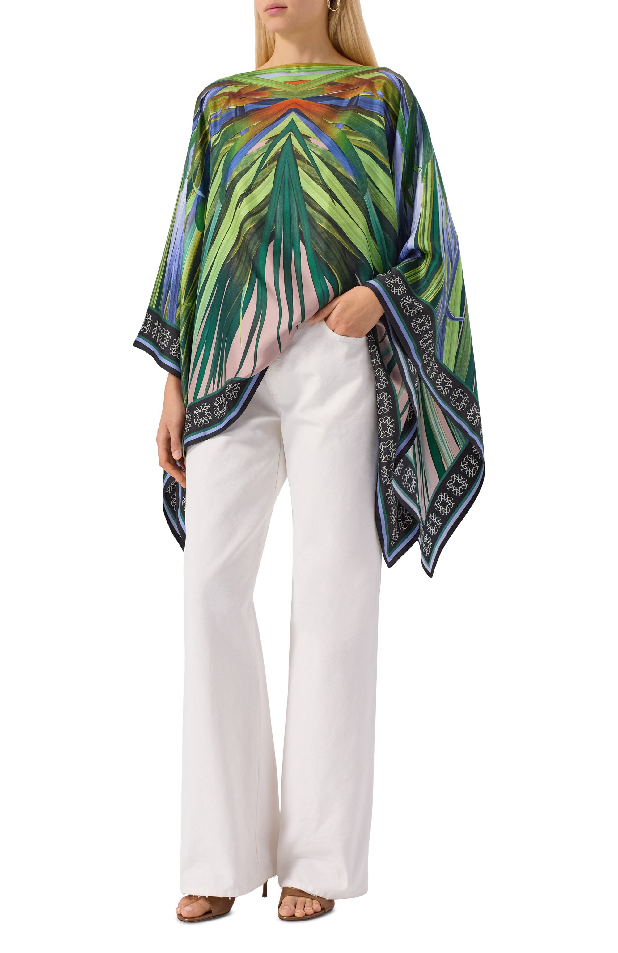 Шелковый топ ELIE SAAB, арт. 710009407, фото 2