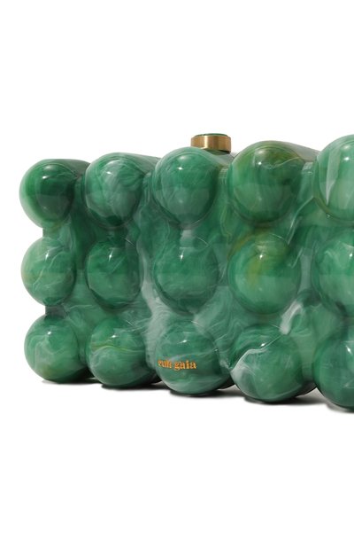 Клатч bubble CULT GAIA зеленого цвета по цене 46950 руб., арт. CL2963, фото 3 Клатч bubble CULT GAIA, арт. CL2963, фото 3