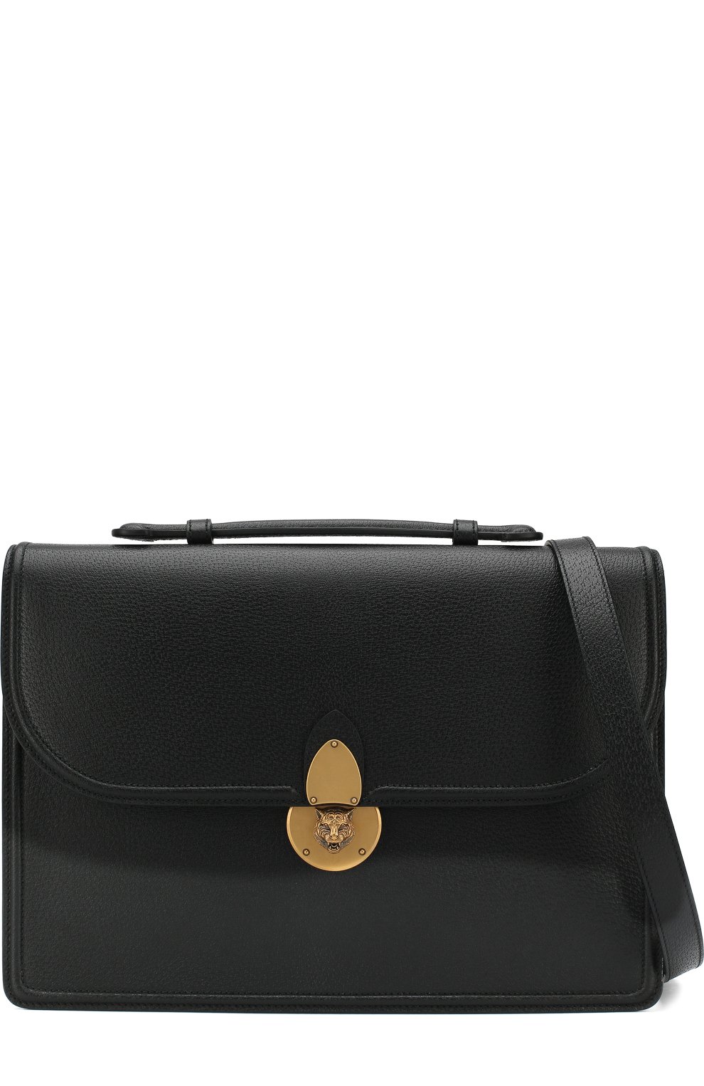 Кожаный портфель с плечевым ремнем GUCCI, арт. 495657/DJ2JD, фото 6