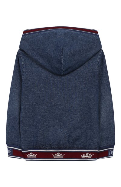 Джинсовый бомбер с капюшоном DOLCE & GABBANA, арт. L4JW7W/G7VMV/2-6, фото 2