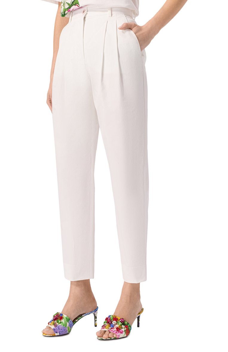 Хлопковые брюки DOLCE & GABBANA, арт. FTC5ZT/FU61D, фото 1