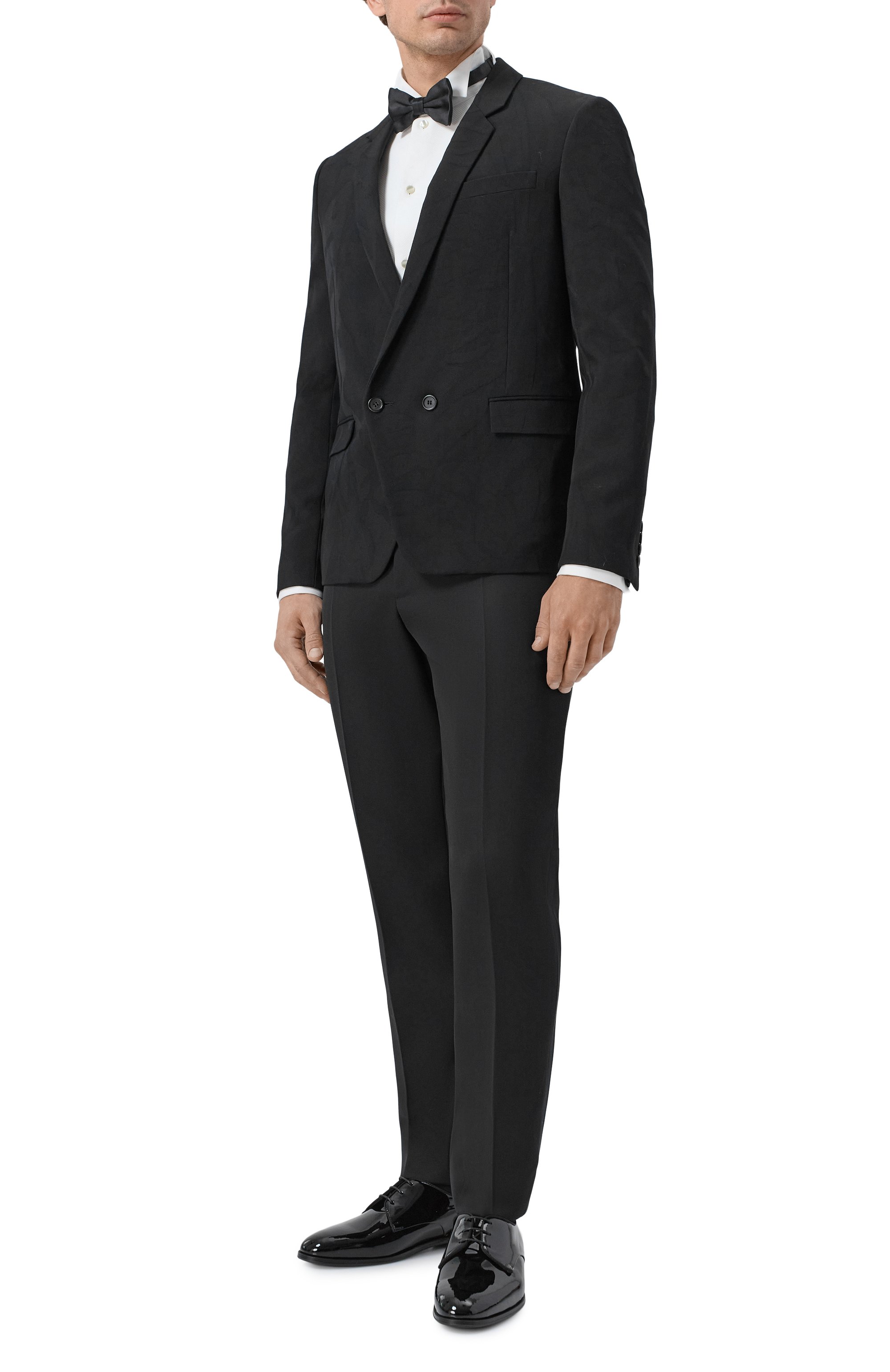 Шерстяной пиджак SAINT LAURENT черного цвета по цене 289500 руб., арт. 645177/Y1C71, фото 2 Шерстяной пиджак SAINT LAURENT, арт. 645177/Y1C71, фото 2