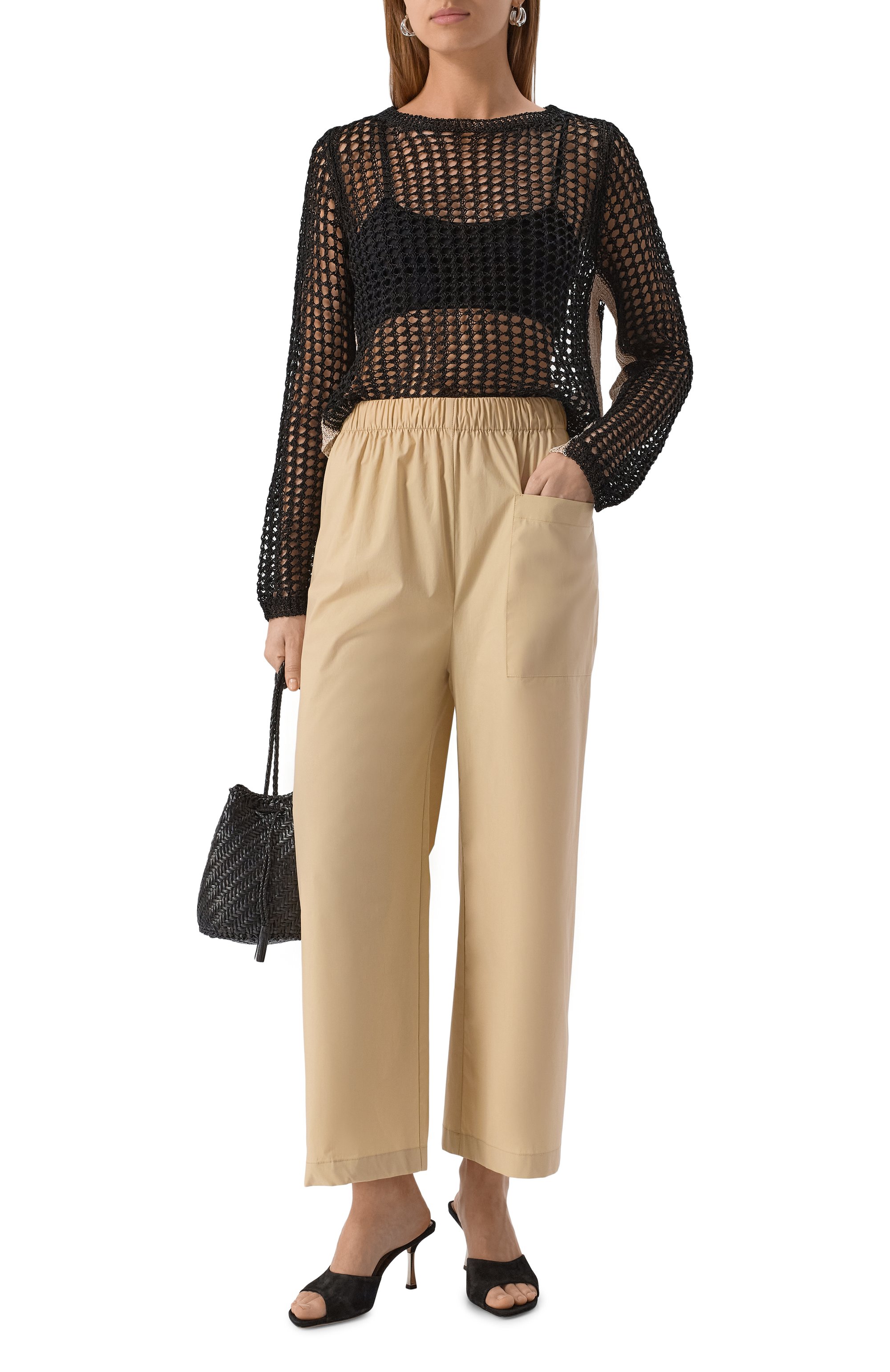 Хлопковые брюки ERIKA CAVALLINI, арт. P5SJ13, фото 2