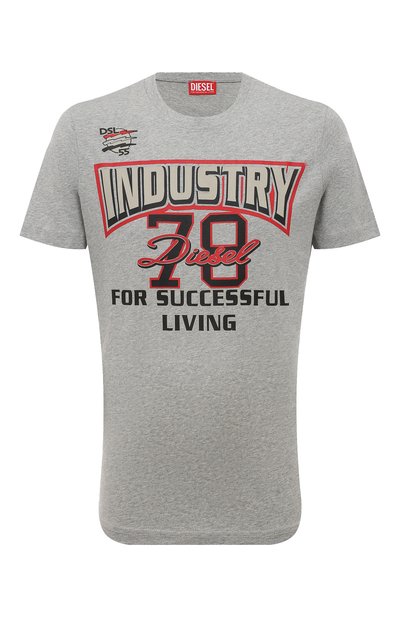 Хлопковая футболка DIESEL, арт. A11047/0GRAI, фото 1