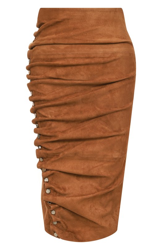 Замшевая юбка Jacob Lee WLS20116AW25G Коричневый WLS20116AW25G