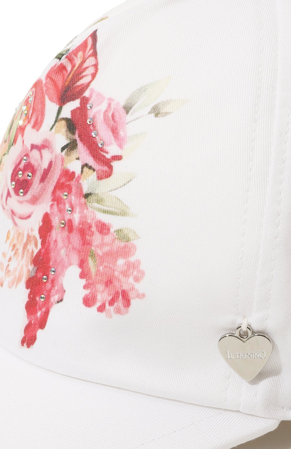 Хлопковая бейсболка IL TRENINO белого цвета по цене 8995 руб., арт. FJ-4162, фото 3 Хлопковая бейсболка IL TRENINO, арт. FJ-4162, фото 3