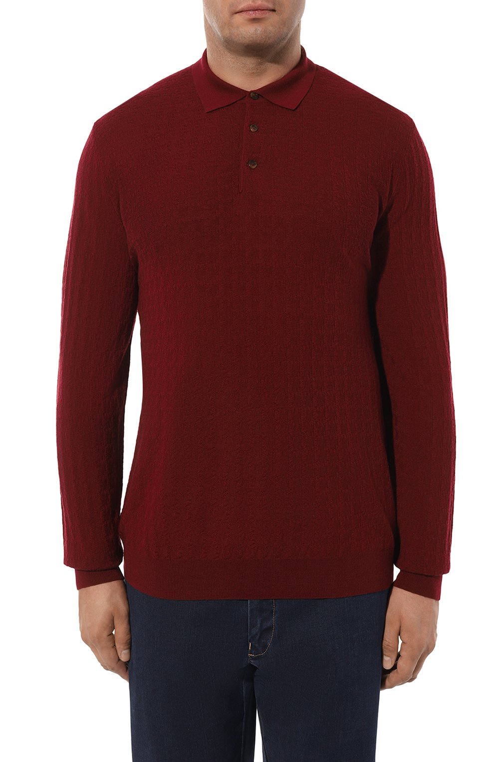 Шерстяное поло CANALI, арт. C0991B/MK01972, фото 3