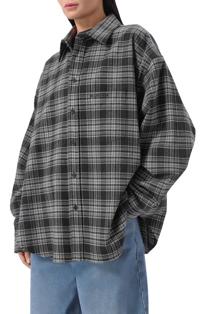 Хлопковая рубашка BALENCIAGA, арт. 852341/TTM02, фото 3