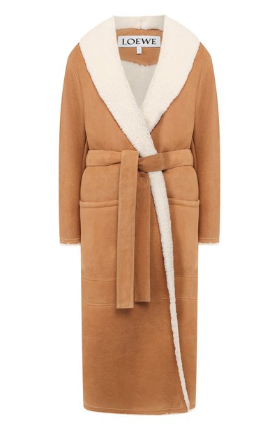 Женская дубленка с поясом LOEWE, арт. S1291963TC
