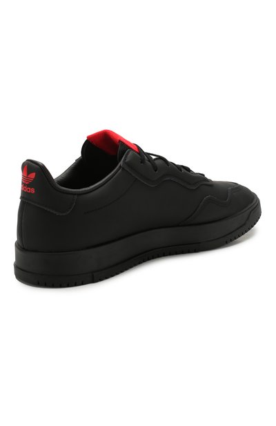 Кожаные кеды adidas x 424 sc premiere ADIDAS черного цвета по цене 14800 руб., арт. EG3729, фото 4 Кожаные кеды adidas x 424 sc premiere ADIDAS, арт. EG3729, фото 4