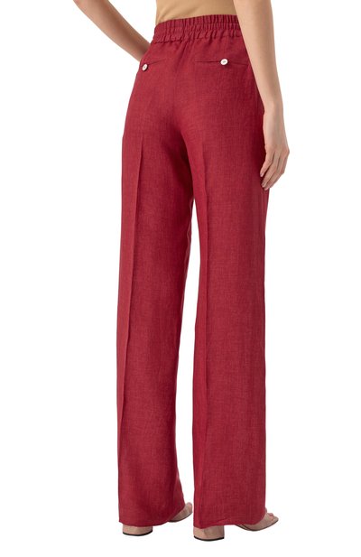 Льняные брюки KITON, арт. D48122K0903, фото 4