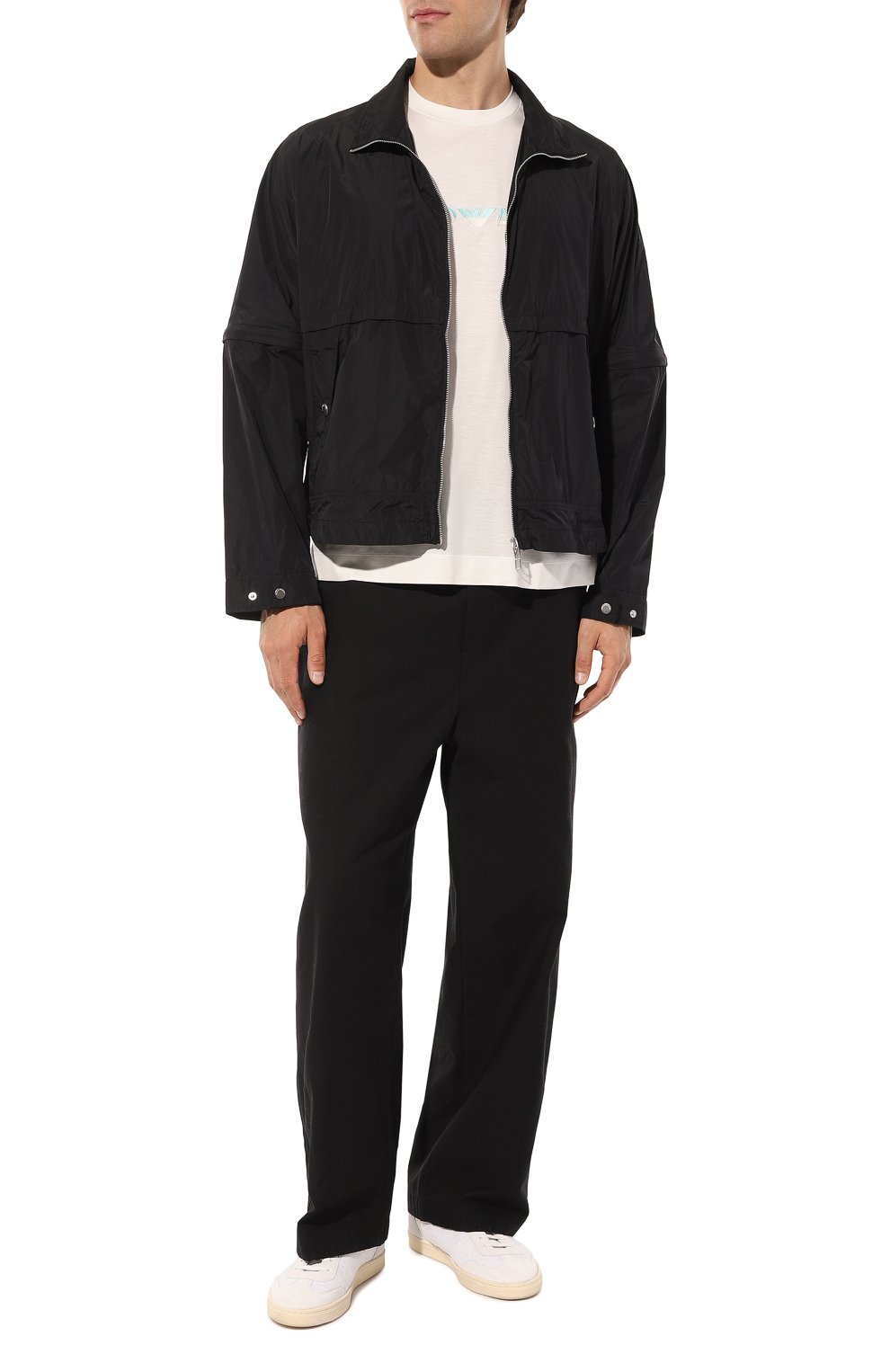 Футболка EMPORIO ARMANI белого цвета по цене 14250 руб., арт. 6R1TDJ/1JUVZ, фото 2 Футболка EMPORIO ARMANI, арт. 6R1TDJ/1JUVZ, фото 2