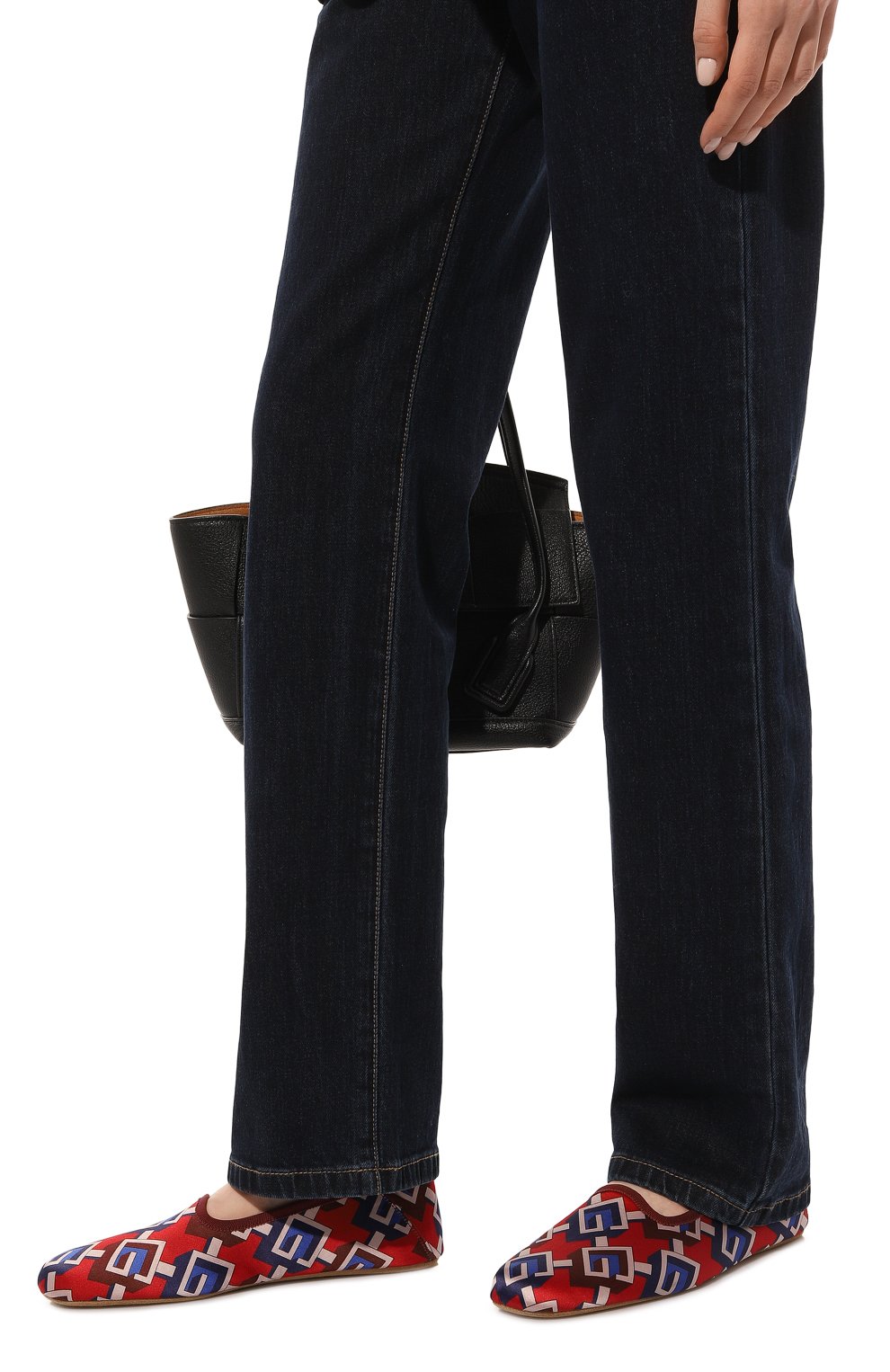 Текстильные домашние туфли GUCCI, арт. 662389 20T10, фото 3