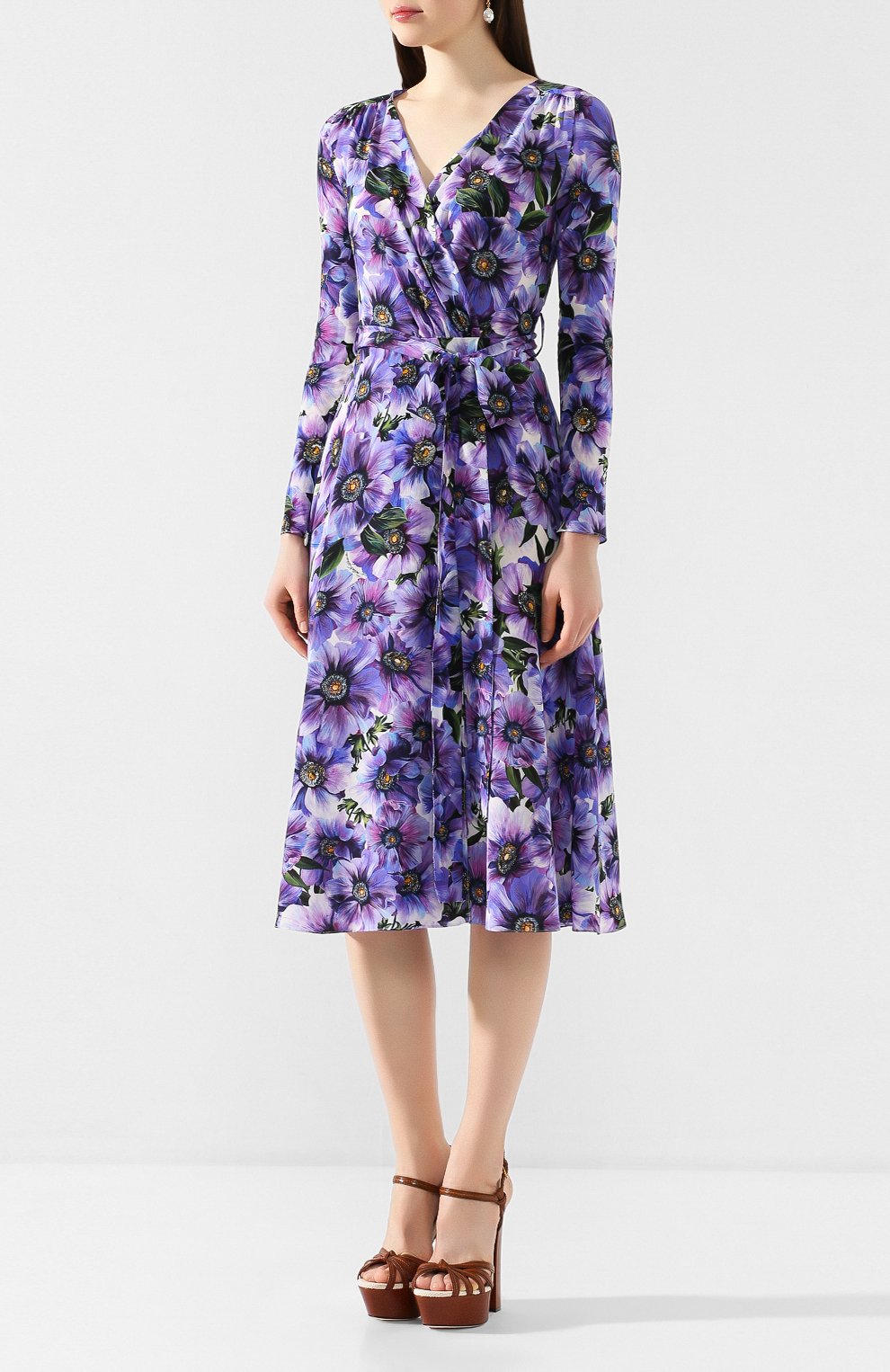 Шелковое платье DOLCE & GABBANA, арт. F6I0VT/IS1A1, фото 3