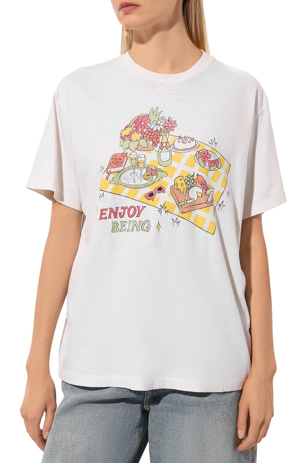 Хлопковая футболка RE/DONE, арт. 024-02W9ET016, фото 3