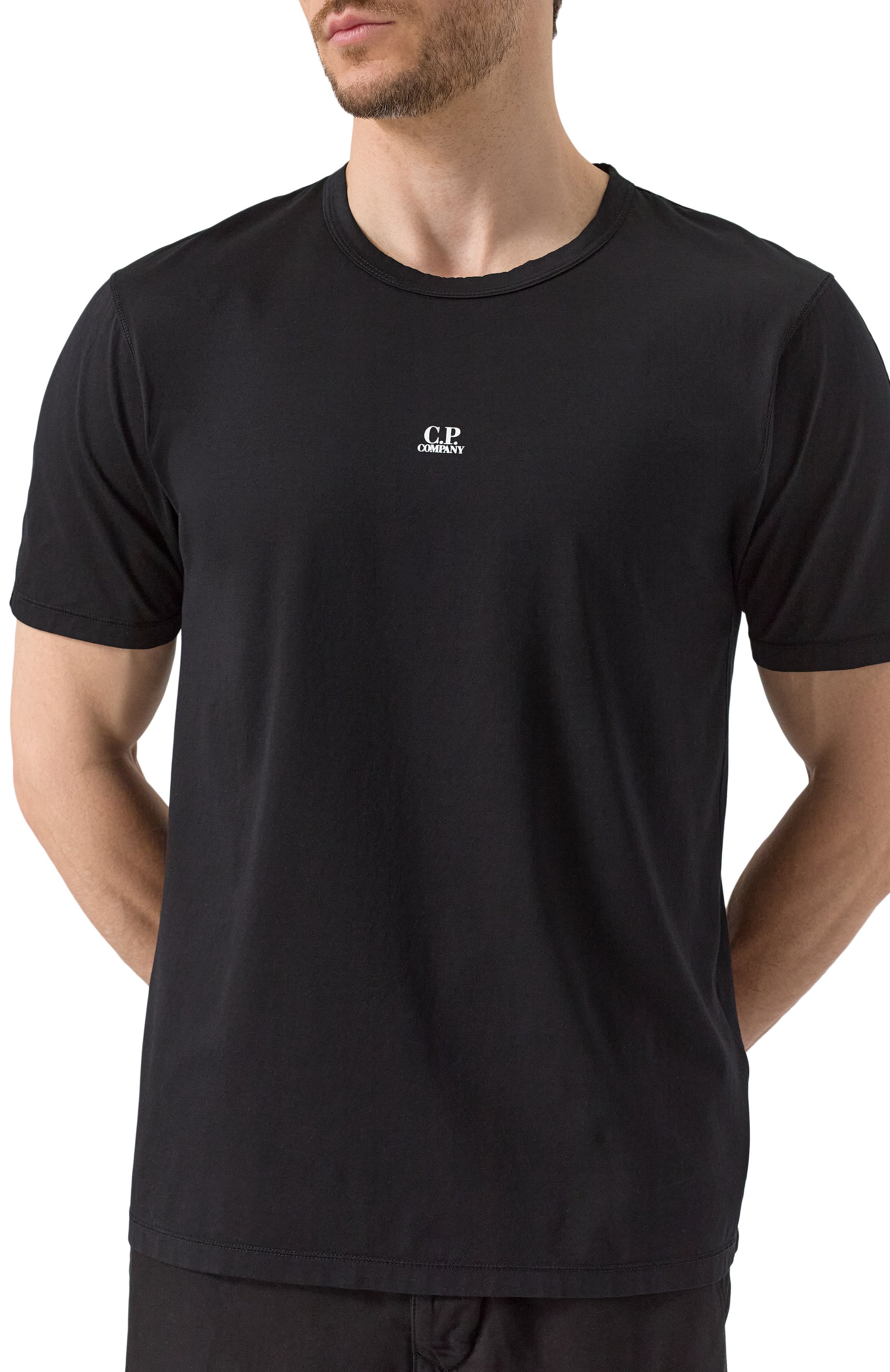 Хлопковая футболка C.P. COMPANY, арт. 18CMTS088A006374G, фото 5