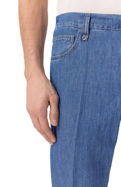 Джинсы STEFANO RICCI синего цвета по цене 130000 руб., арт. MFT51B3210/T205BL, фото 5 Джинсы STEFANO RICCI, арт. MFT51B3210/T205BL, фото 5