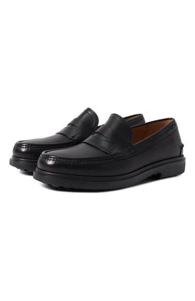 Мужские кожаные пени-лоферы FERRAGAMO, арт. 029904/781935_001