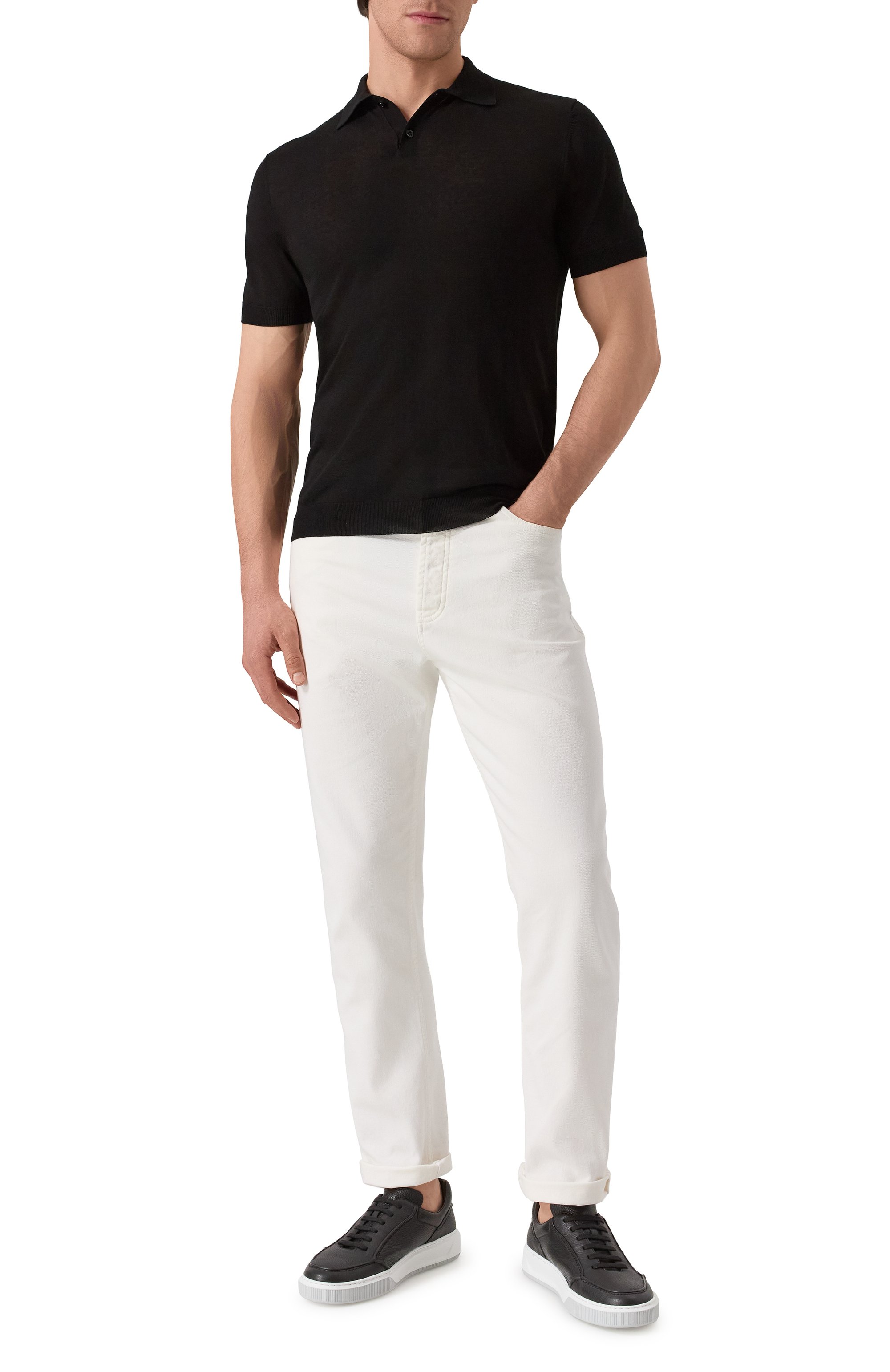 Хлопковое поло L.B.M. 1911, арт. 6410/59043, фото 2