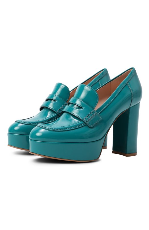 Лакированные туфли Hadden 105 Gianvito Rossi G25356.70RIC.NUITEAL/NUI Зелёный G25356.70RIC.NUITEAL/NUI