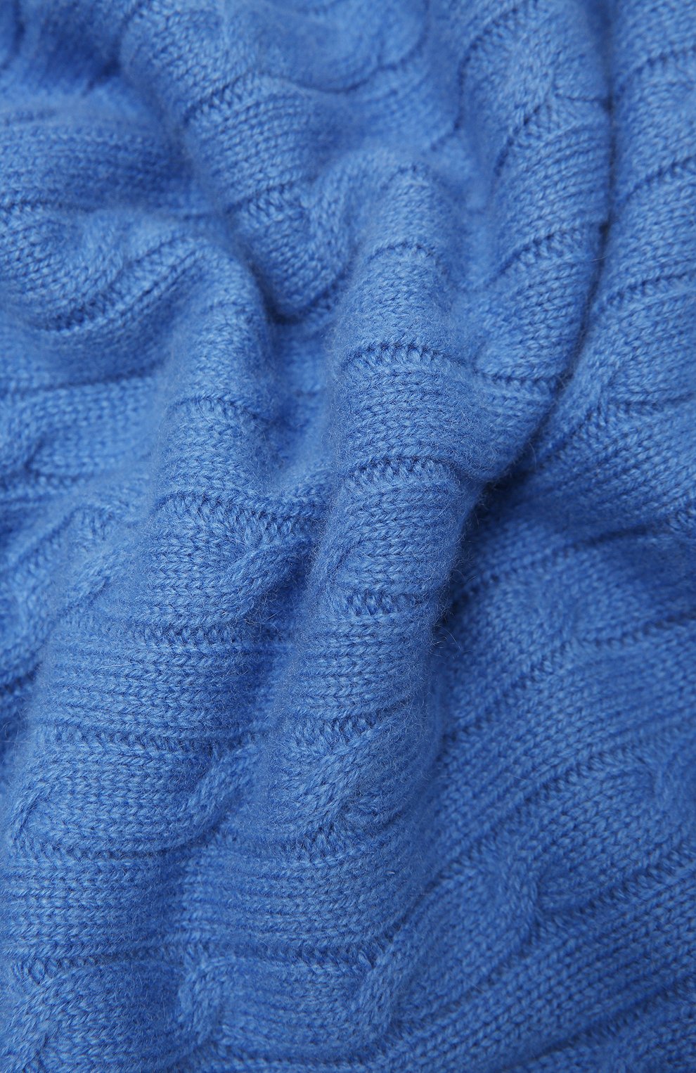 Кашемировый плед RALPH LAUREN голубого цвета по цене 93250 руб., арт. 650778520, фото 2 Кашемировый плед RALPH LAUREN, арт. 650778520, фото 2