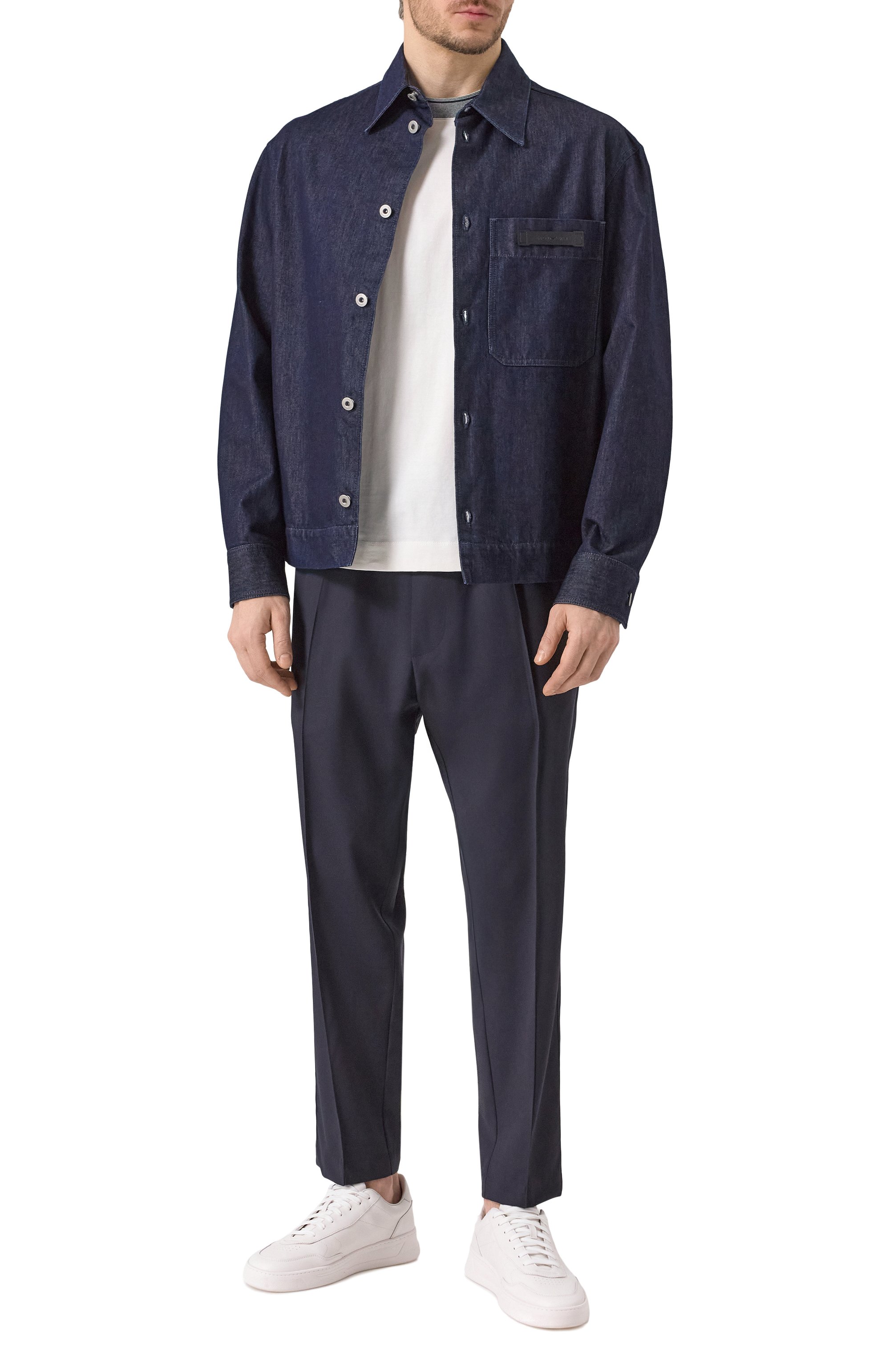 Хлопковая футболка EMPORIO ARMANI, арт. EM000853/AF12926, фото 2