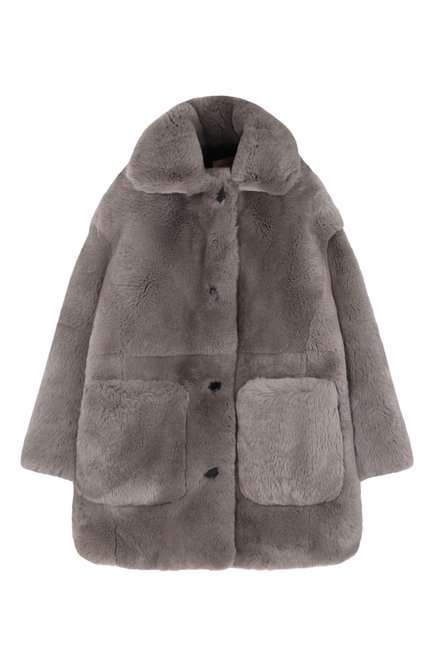 Шуба из кролика YVES SALOMON ENFANT, арт. 20WEM307XXREXX/8-10