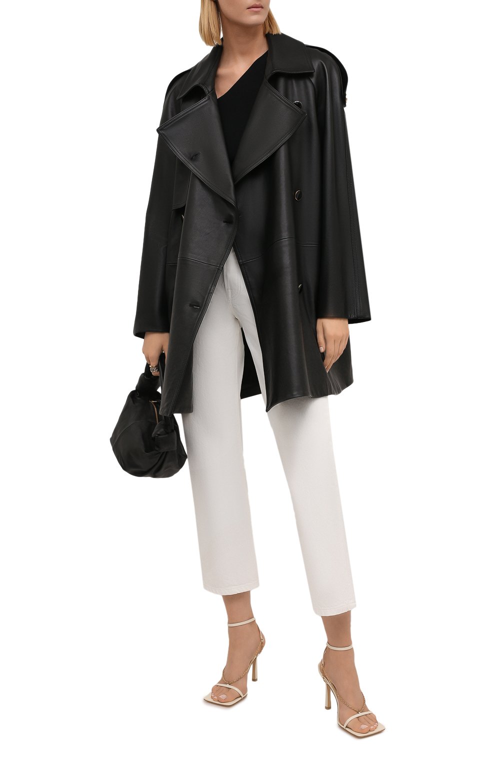 Кожаное пальто KHAITE, арт. 6045708/EDEN, фото 2