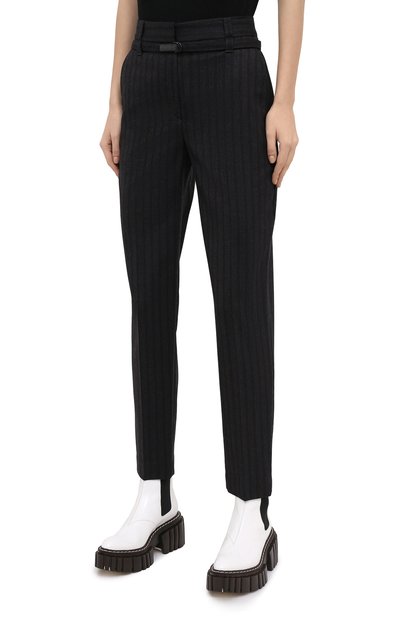Шерстяные брюки BRUNELLO CUCINELLI коричневого цвета по цене 154000 руб., арт. MB580P7497, фото 3 Шерстяные брюки BRUNELLO CUCINELLI, арт. MB580P7497, фото 3