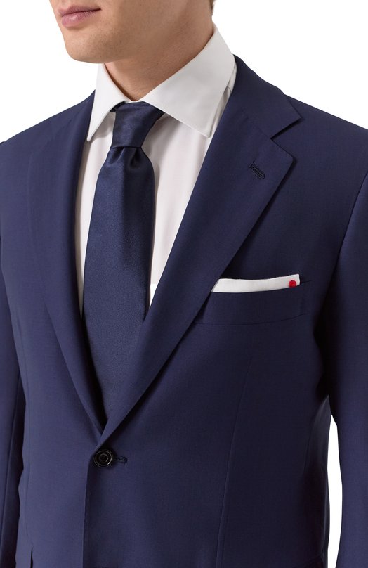 Шерстяной костюм Kiton UA81K0633E07 Синий  UA81K0633E07 Фото 8