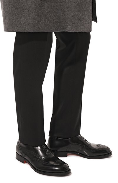 Кожаные оксфорды conor SANTONI, арт. MCCG18536JG1BP0HR84, фото 3